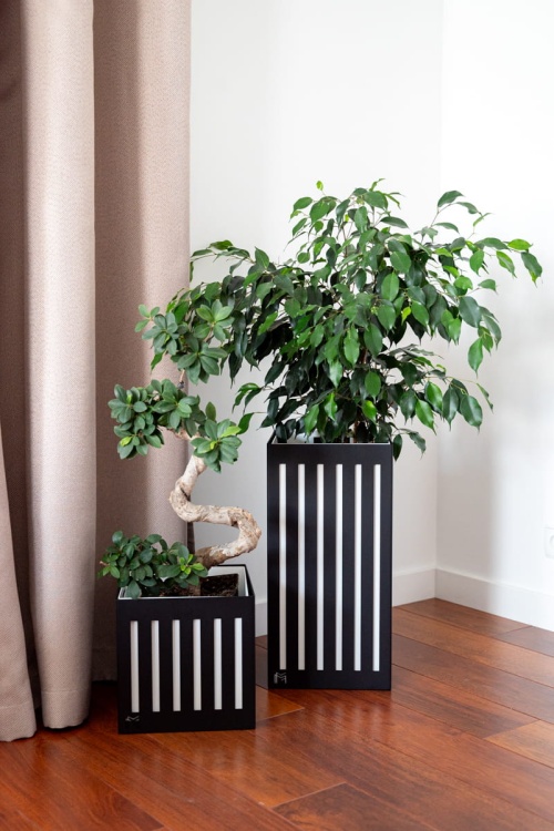 donica aluminiowa verti do wnętrz