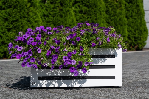 podluzna donica aluminiowa lumo