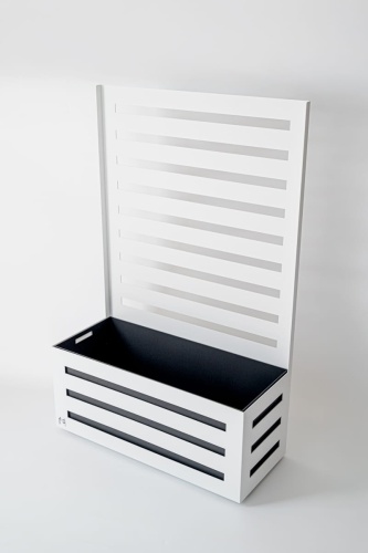 donica aluminiowa strato metal-mat studio