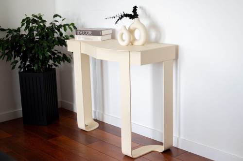 nowoczesna konsola metalowa flux