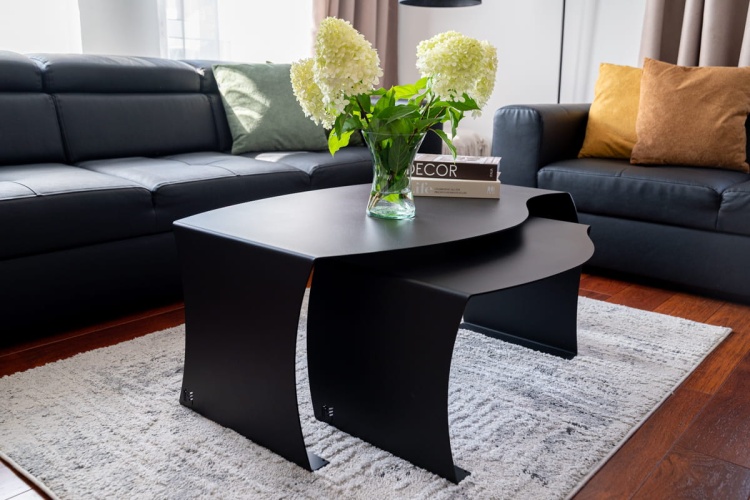 stoliki kawowe flow malowane proszkowo