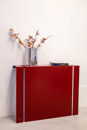 konsola ścienna linea console metal-mat studio