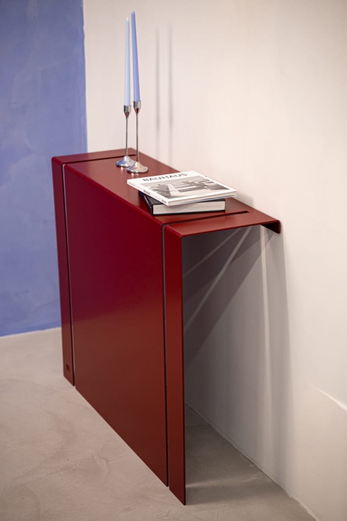 stalowa konsola ścienna linea console