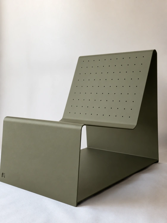 Fotel MONO – RAL 6013 zieleń trzcinowa