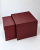Stoliki CUBO w kolorze RAL 3011 - czerwony burgundzki