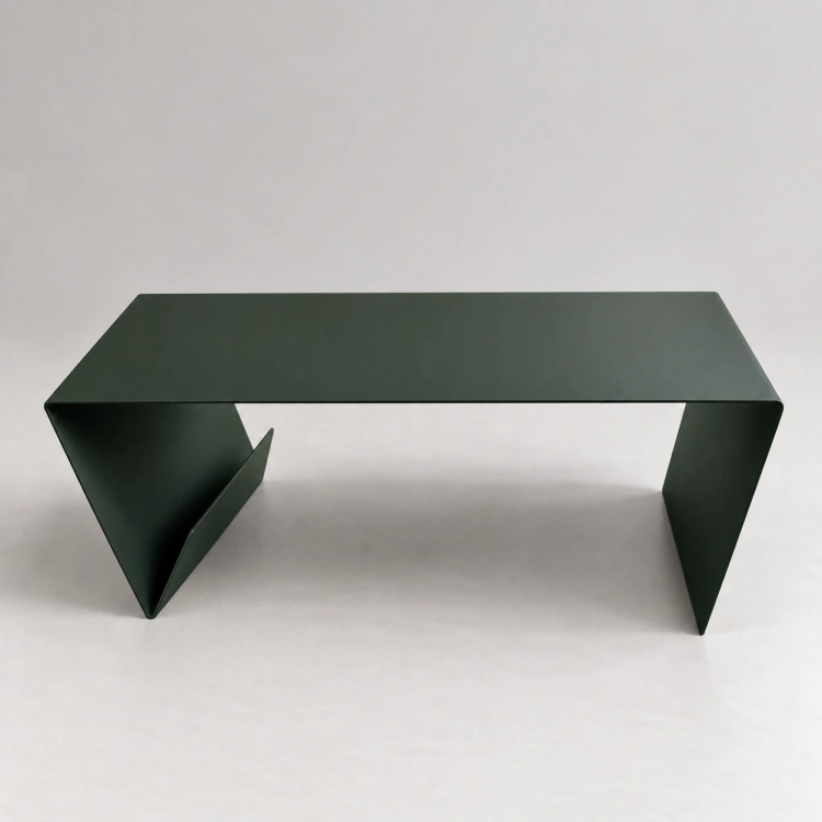 FOLD LOW stolik kawowy – ciemna zieleń RAL 6009