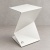 FOLD SIDE – stolik boczny w kolorze białym RAL 9010